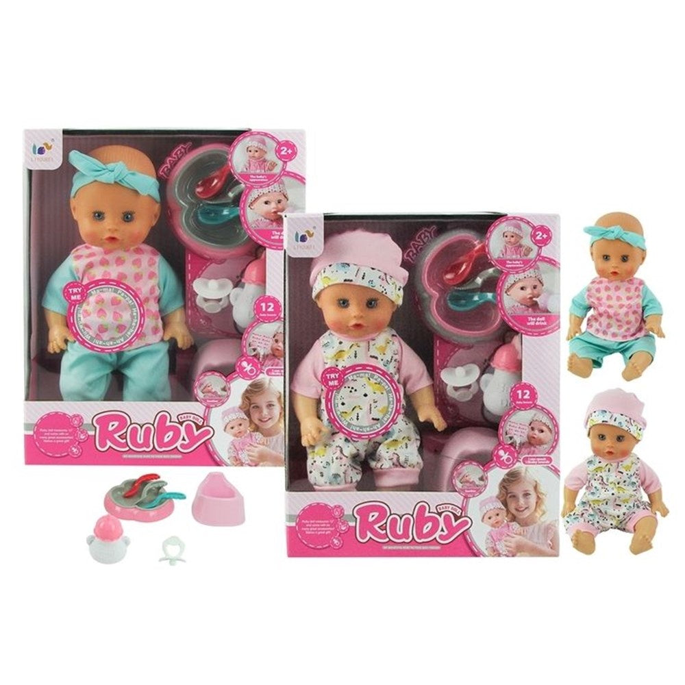 Baby Doll w/Sound Accessories 30cm