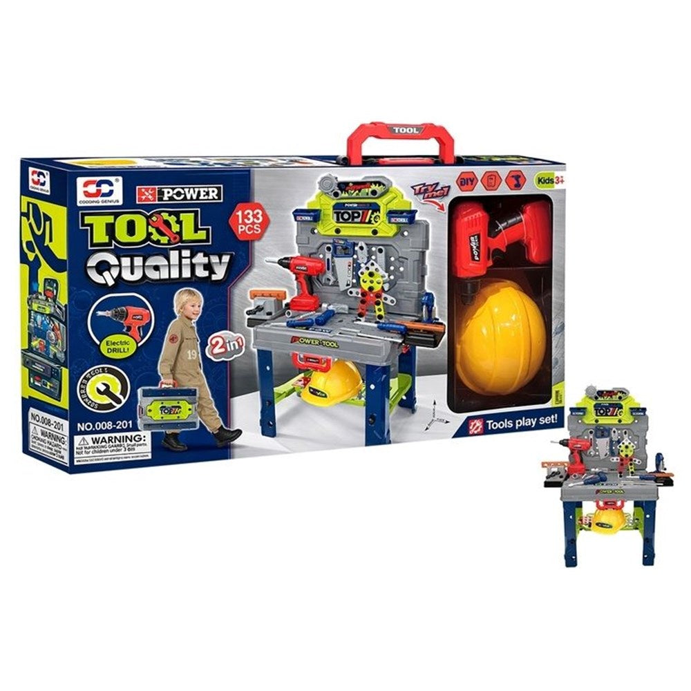 133pc Tool & bench set battery operate