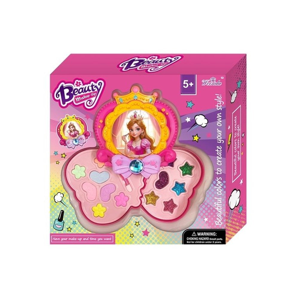 Princess Makeup Set W/Mirror 2 Layer