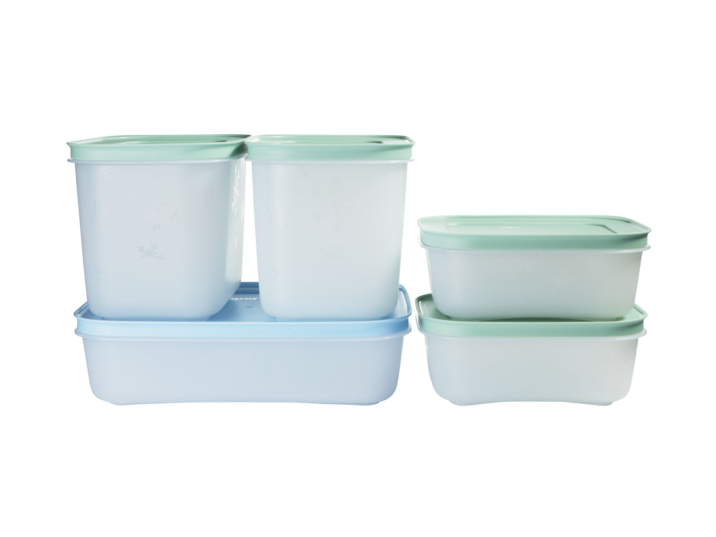 Freezable container set of 5