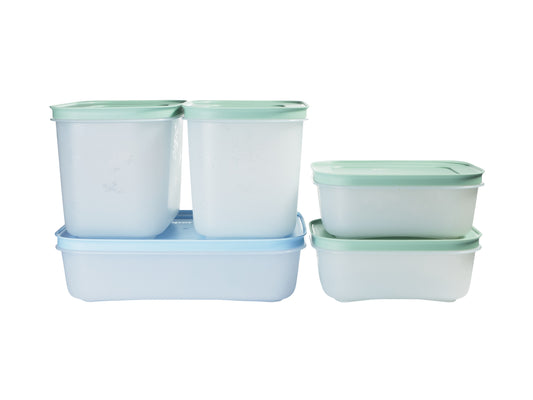 Freezable container set of 5