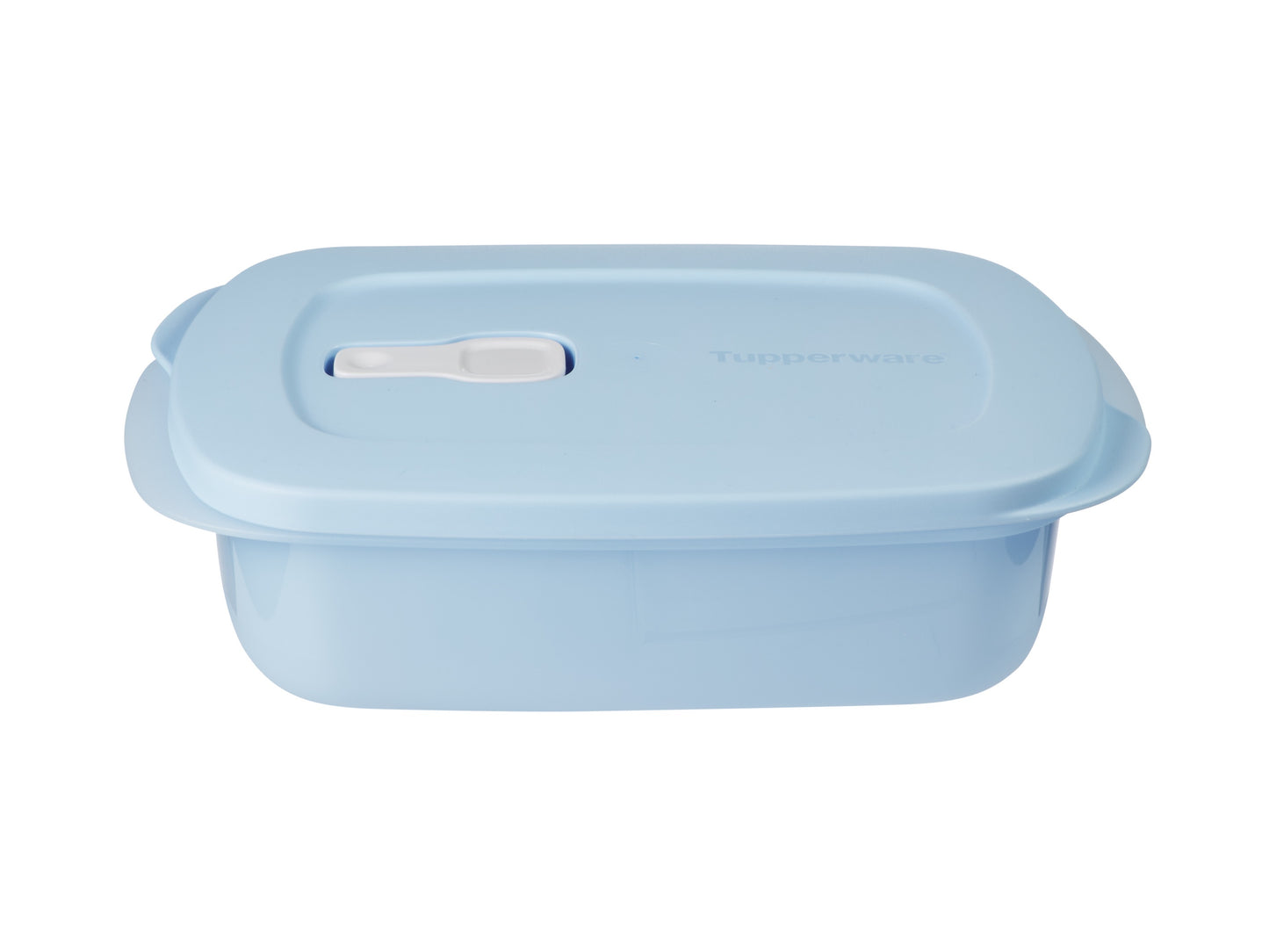 Microwavable rectangle food container 1L blue