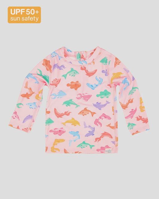 Rashie L/S Dishy Fishy Sz1