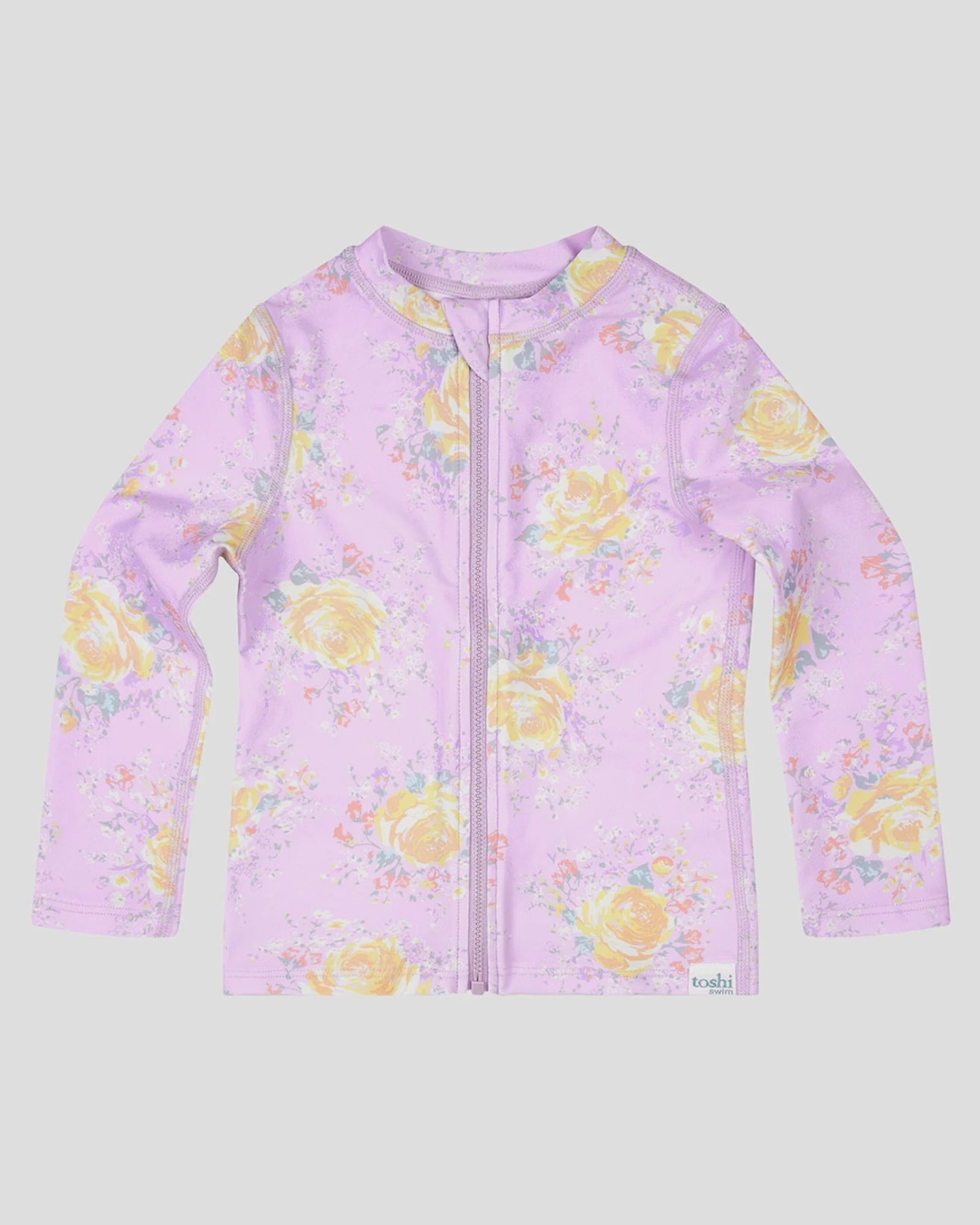 Swim rashie LS full zip Classic Tallulah sz4