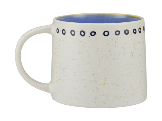 Indigo blue mug 330ml circle