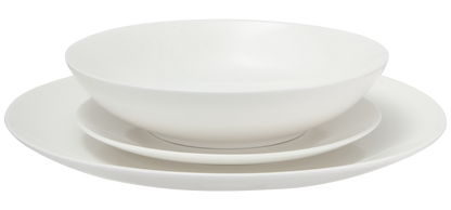 White Basics Tribeca Coupe Dinner Set 12pce