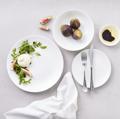 White Basics Tribeca Coupe Dinner Set 12pce