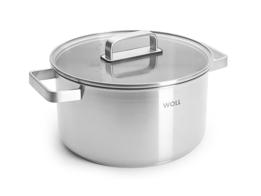 Steel stock pot w/lid 24cm/7.5L