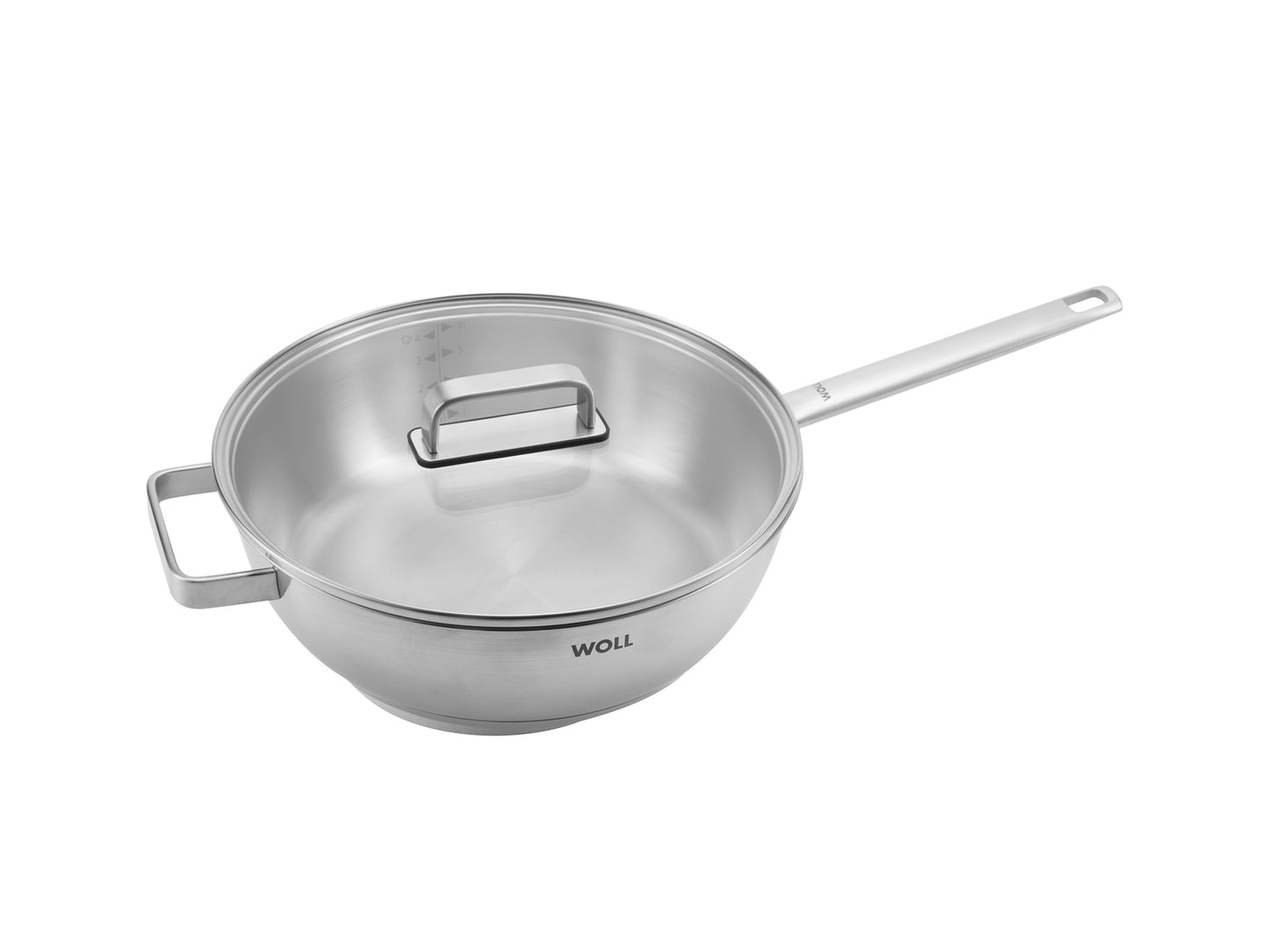 Steel saute pan w/lid 28cm/4.6L GB