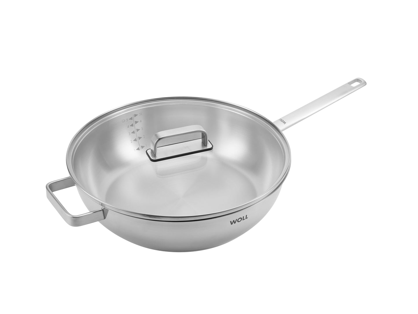 Steel saute pan w/lid 32cm/6.1L