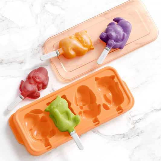 Zoku Cat & Dog Ice Pop Mould