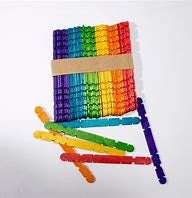 Craft construction popsticks 115mmx10mm 50pack