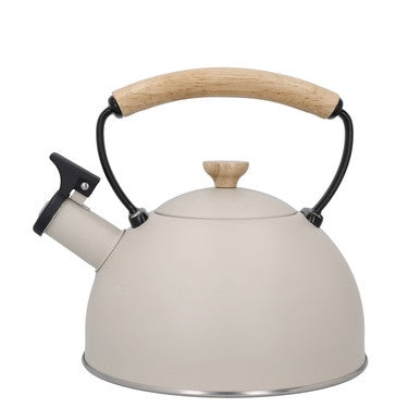 Whistling Kettle wood handle Latte 1.6L