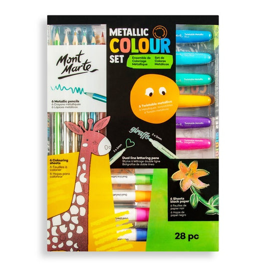 Mont Marte Metallic Colour Set 28pc