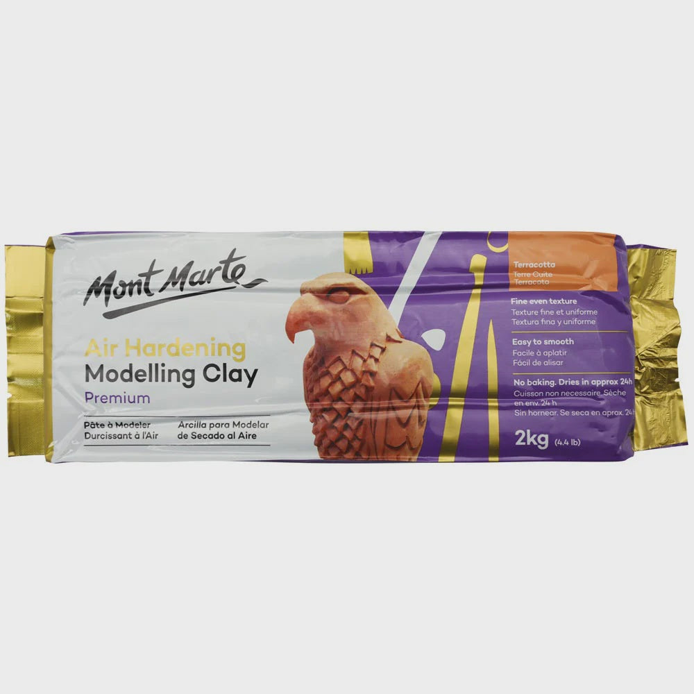 Modelling clay air hardening teracotta 2kg