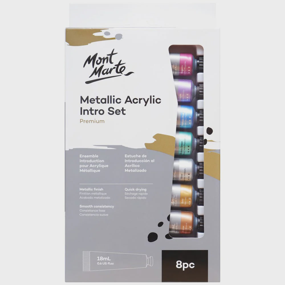 Metallic acrylic intro set 8pc