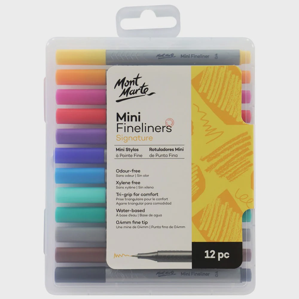 Mini fine liners 12pce
