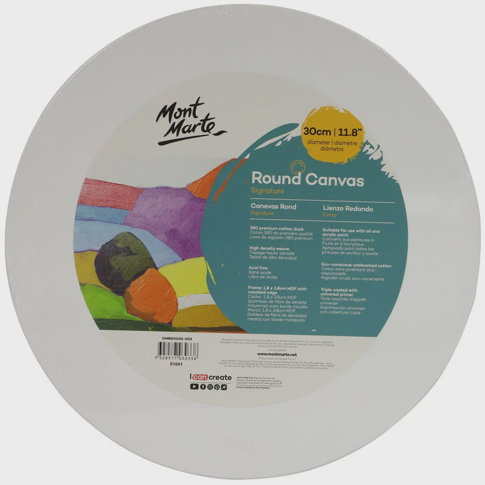 Round Canvas 30cm