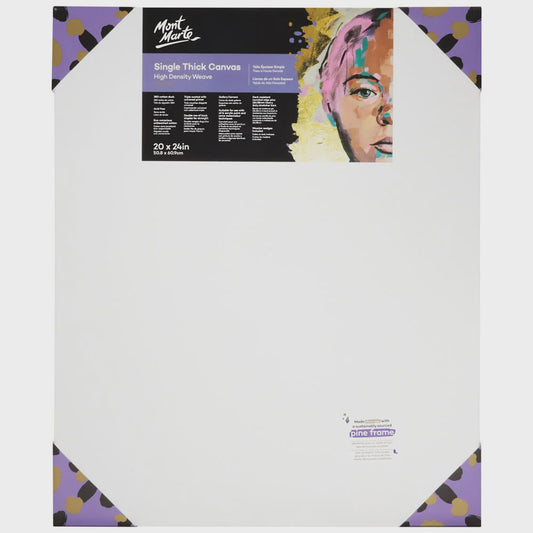 Single thick canvas 50.8x60.9 cm