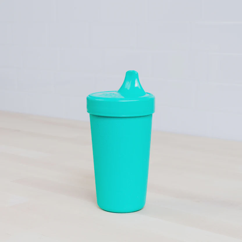 No-spill sippy cup Aqua