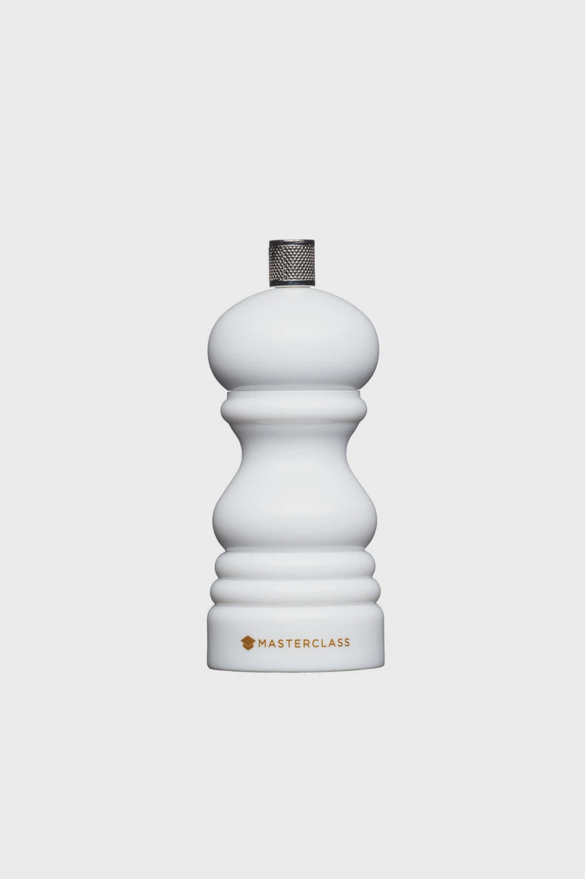 Salt or Pepper Mill 12cm White