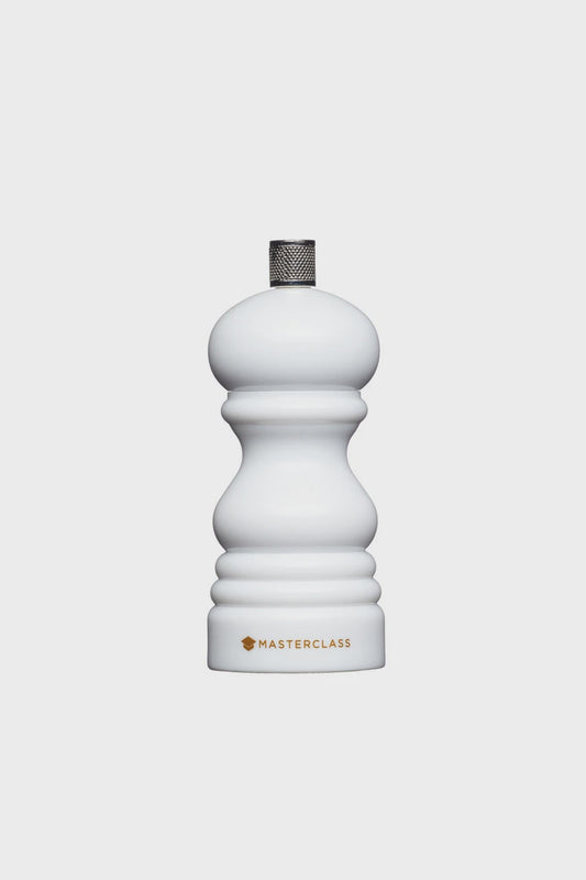 Salt or Pepper Mill 12cm White