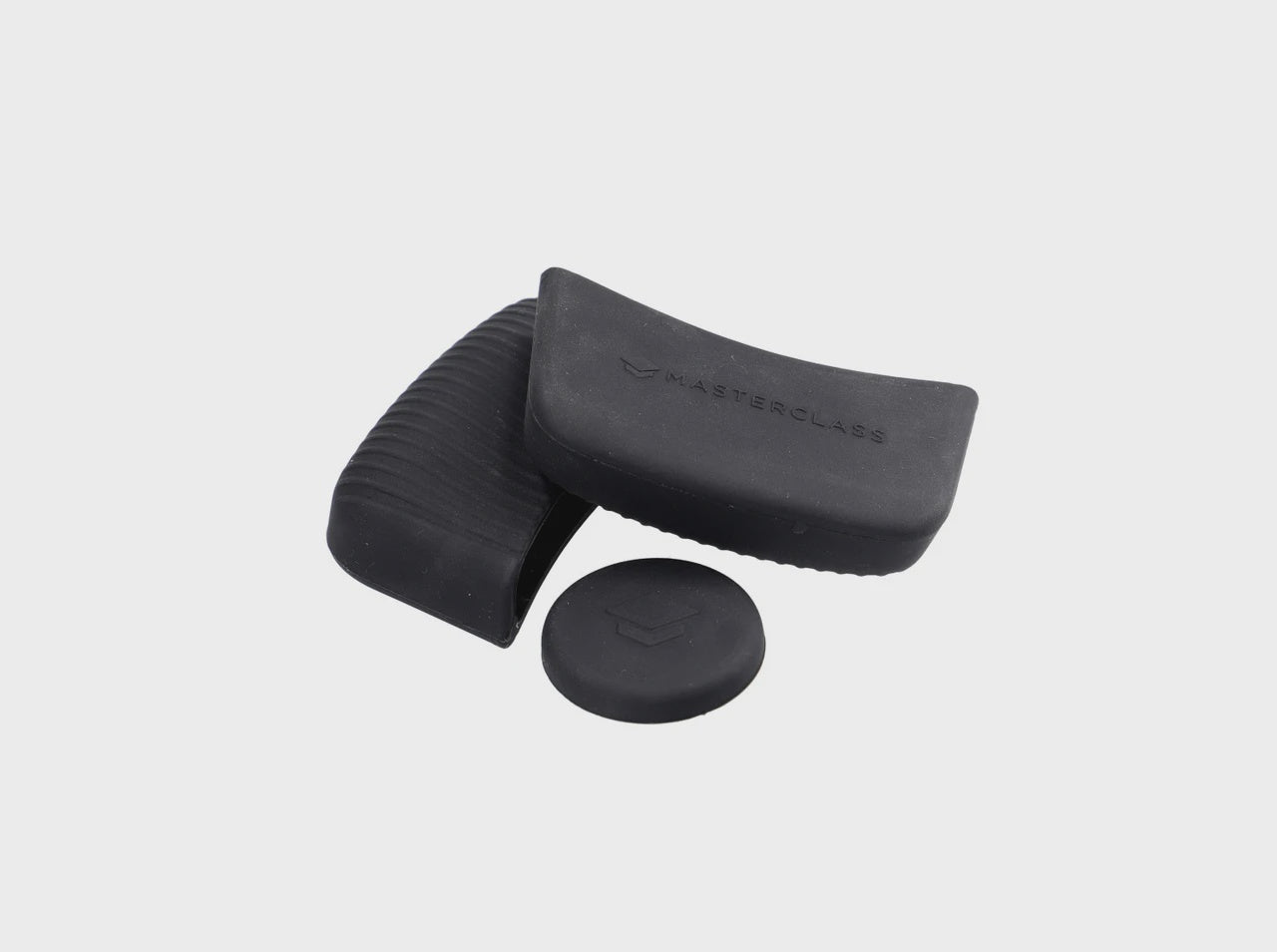 Silicone Pan Handle Sleeve Set Black