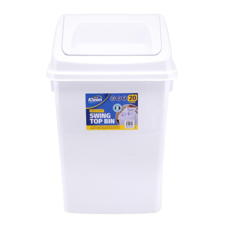 Xtra Kleen Swing Top Bin 20Ltr