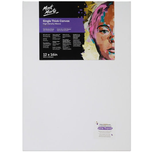 Mont Marte Single Thick Canvas 30.5x40.6cm