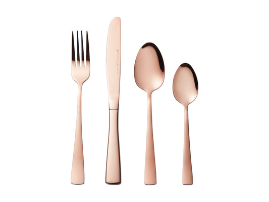 Arden copper 16pce cutlery set