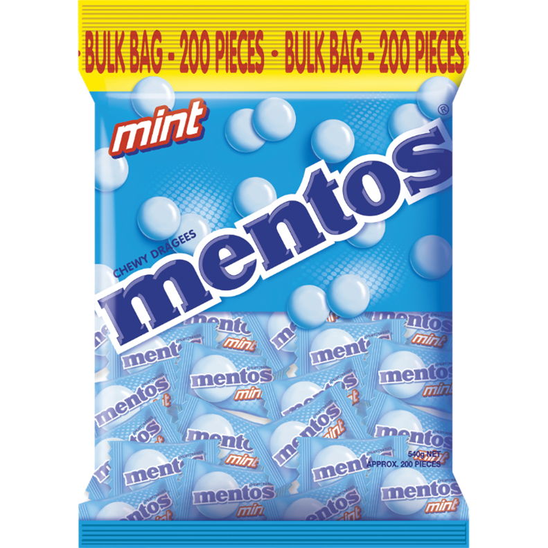 Mentos Mint 200pce Bulk Bag